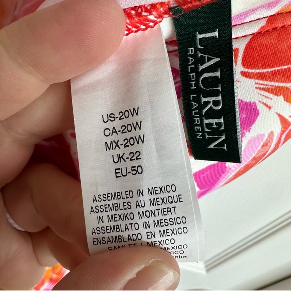 Ralph Lauren Women’s Plus one piece bathing suit swim dress 20W NWT - Picture 5 of 5